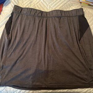 Columbia Women's Skirt Skort  Light gray black Size X-Large